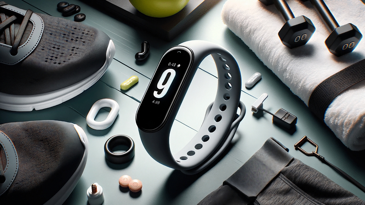 Xiaomi smart band 9 pro rose gold