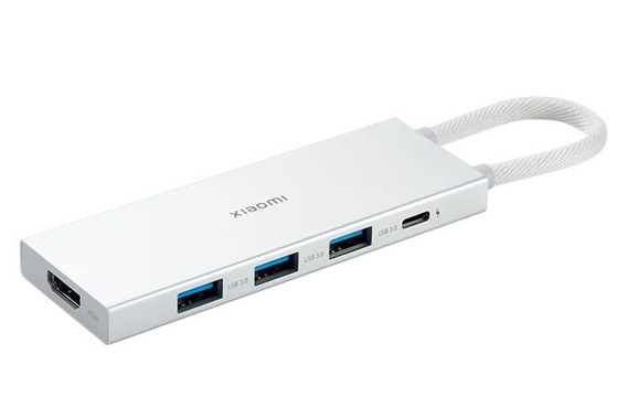 Док-станция Xiaomi 5-in-1 Type-C Hub, Серый