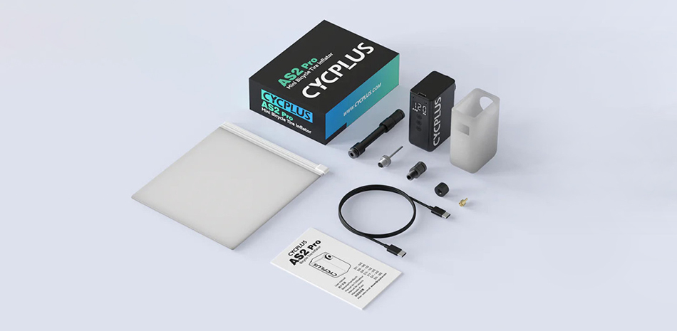 Купить Портативный насос Cycplus с аккумулятором AS2 PRO, Черный