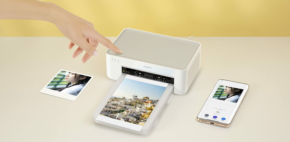 Купить Фотопринтер Xiaomi Instant Photo Printer 1S Set, Белый по ...