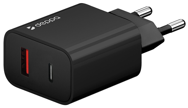 Купить Сетевое зарядное устройство Deppa USB-C + USB-A, PD 3.0, QC 3.0 ...