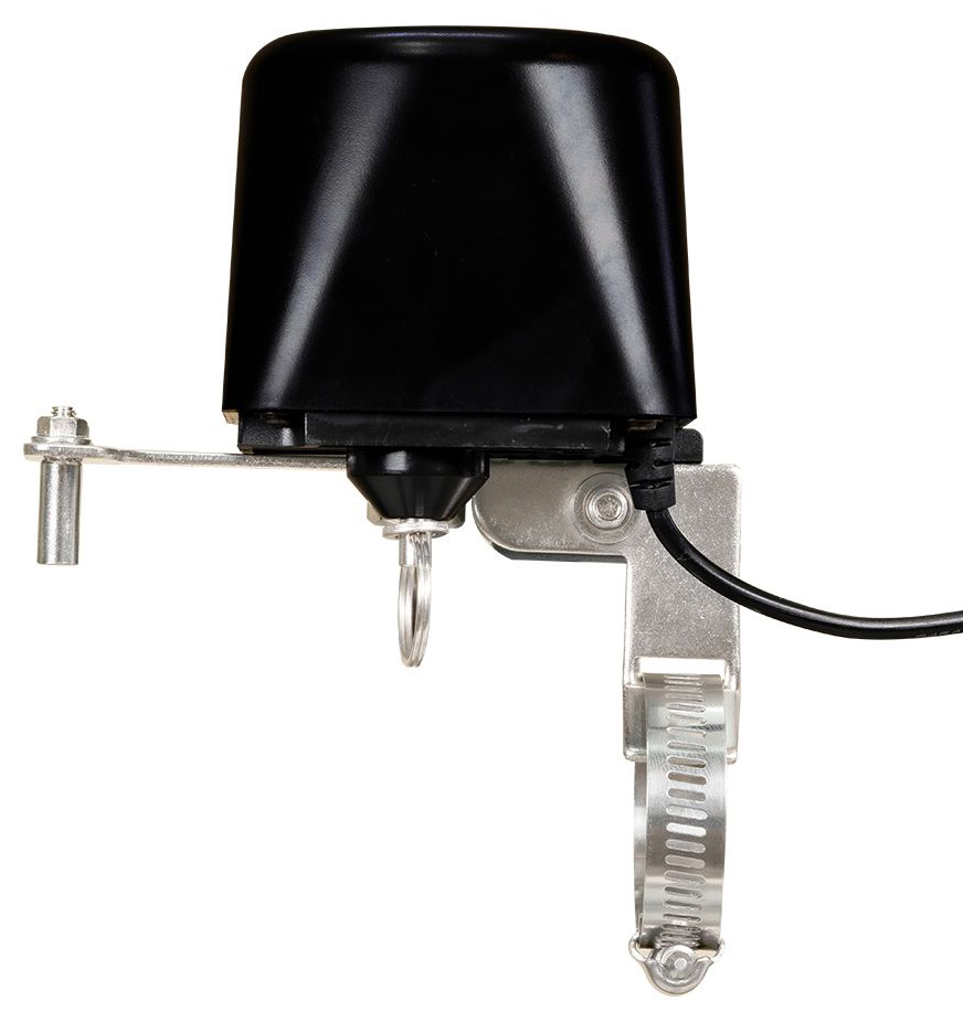 Электропривод для шарового крана воды и газа MOES WiFi Smart Water Valve, Черный