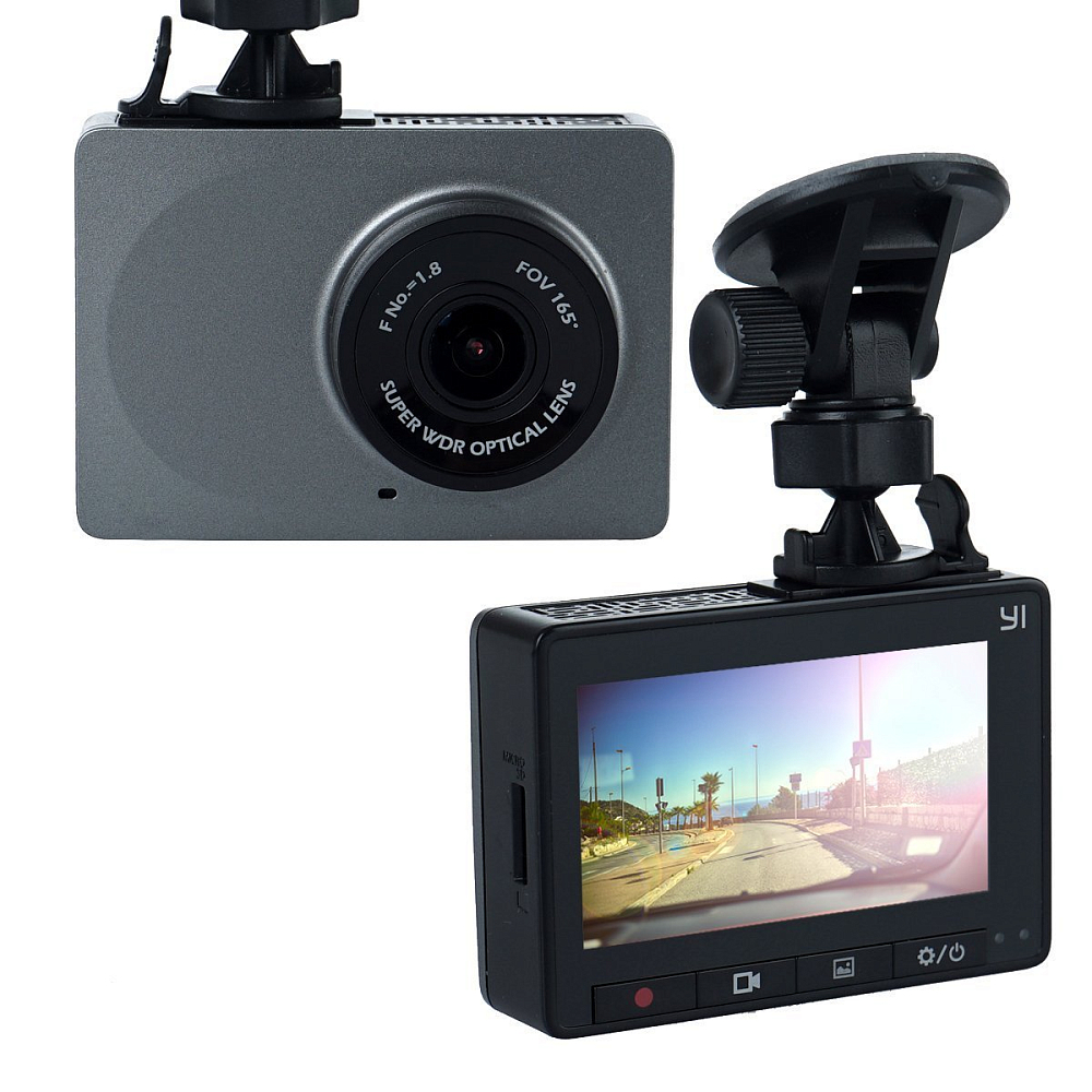 Купить Видеорегистратор Xiaomi Yi Smart Dash Camera (серый) (YCS.1015.CN)  по доступной цене с доставкой в Москве, характеристики и доступная цена в  каталоге интернет-магазина ru-mi.com