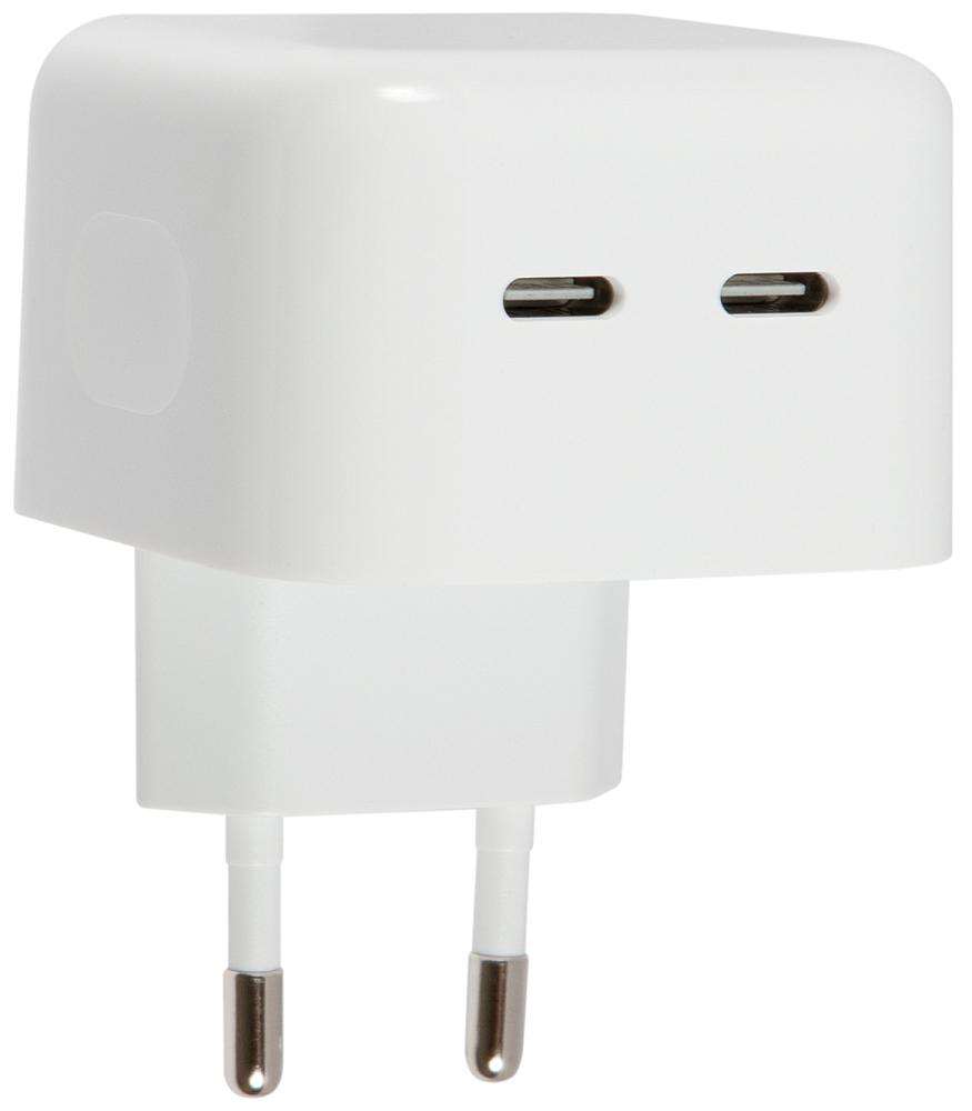 Купить Сетевое зарядное устройство moonfish 2xUSB-C, 35 Вт, Белый по ...