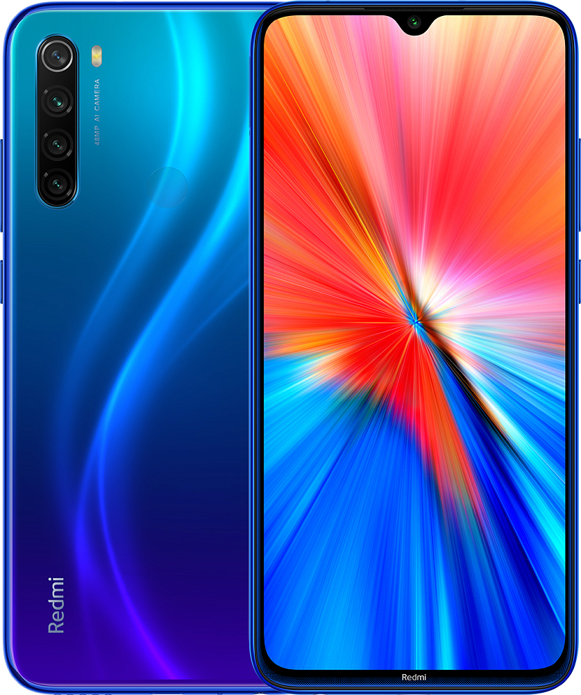 Купить Смартфон Redmi Note 8 2021 4/128 Гб Синий по доступной цене с  доставкой в Москве, характеристики мобильного телефона Redmi Note 8 2021,  4/128 ...