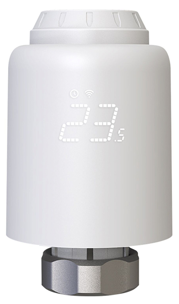Купить Умная термостатическая головка MOES WiFi Thermostat Valve, Белый ...