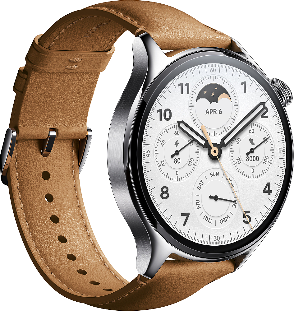Купить Часы умные Xiaomi Watch S1 Pro GL, Серебряный по доступной цене ...