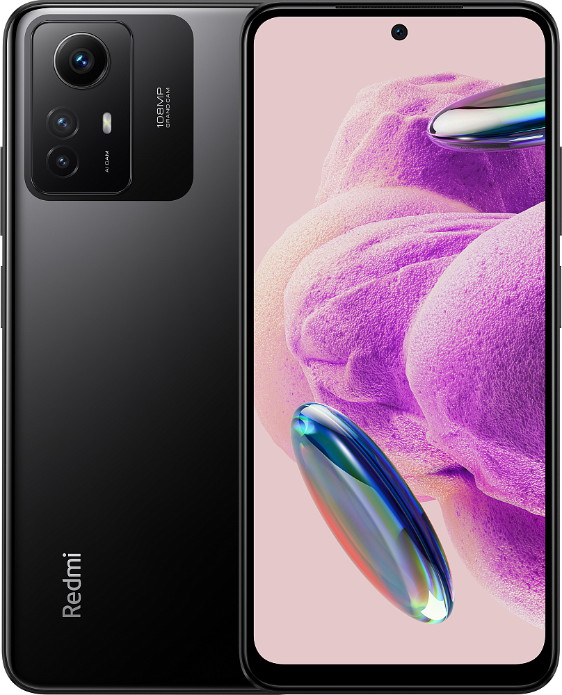 Смартфон Redmi Note 12S, 6/128 Гб, Onyx Black