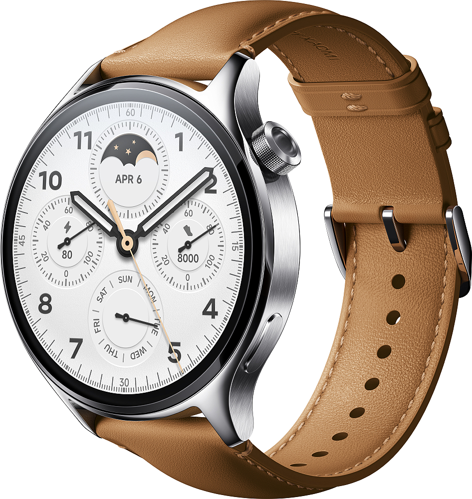 Купить Часы умные Xiaomi Watch S1 Pro GL, Серебряный по доступной цене ...