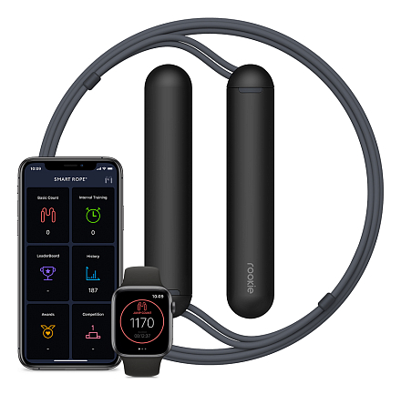 Купить Умная скакалка Smart Rope Rookie, черный по доступной цене с ...
