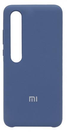 Купить Силиконовый бампер Silicone Cover для Xiaomi Mi 10 (Pro) (Синий ...