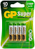 Купить Батарейка GP Super Alkaline 24А, ААА, 4 шт по доступной цене с ...