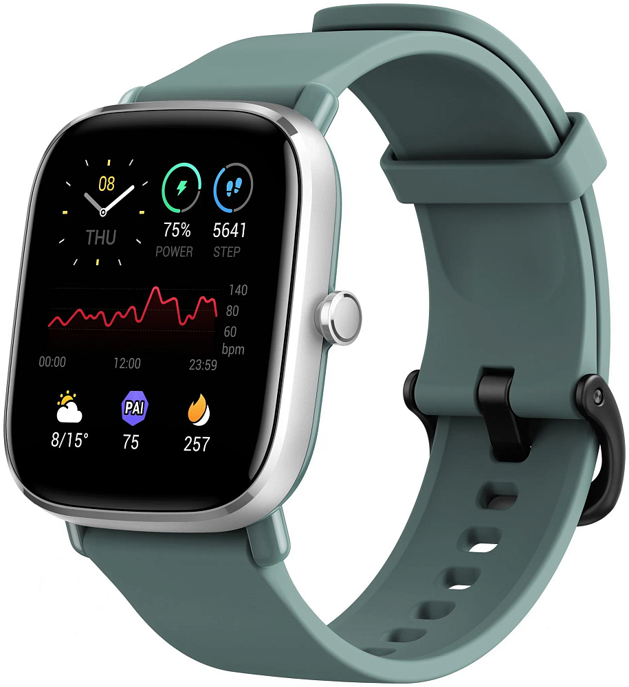 Купить Умные часы Amazfit GTS 2 mini, зеленый по доступной цене с ...